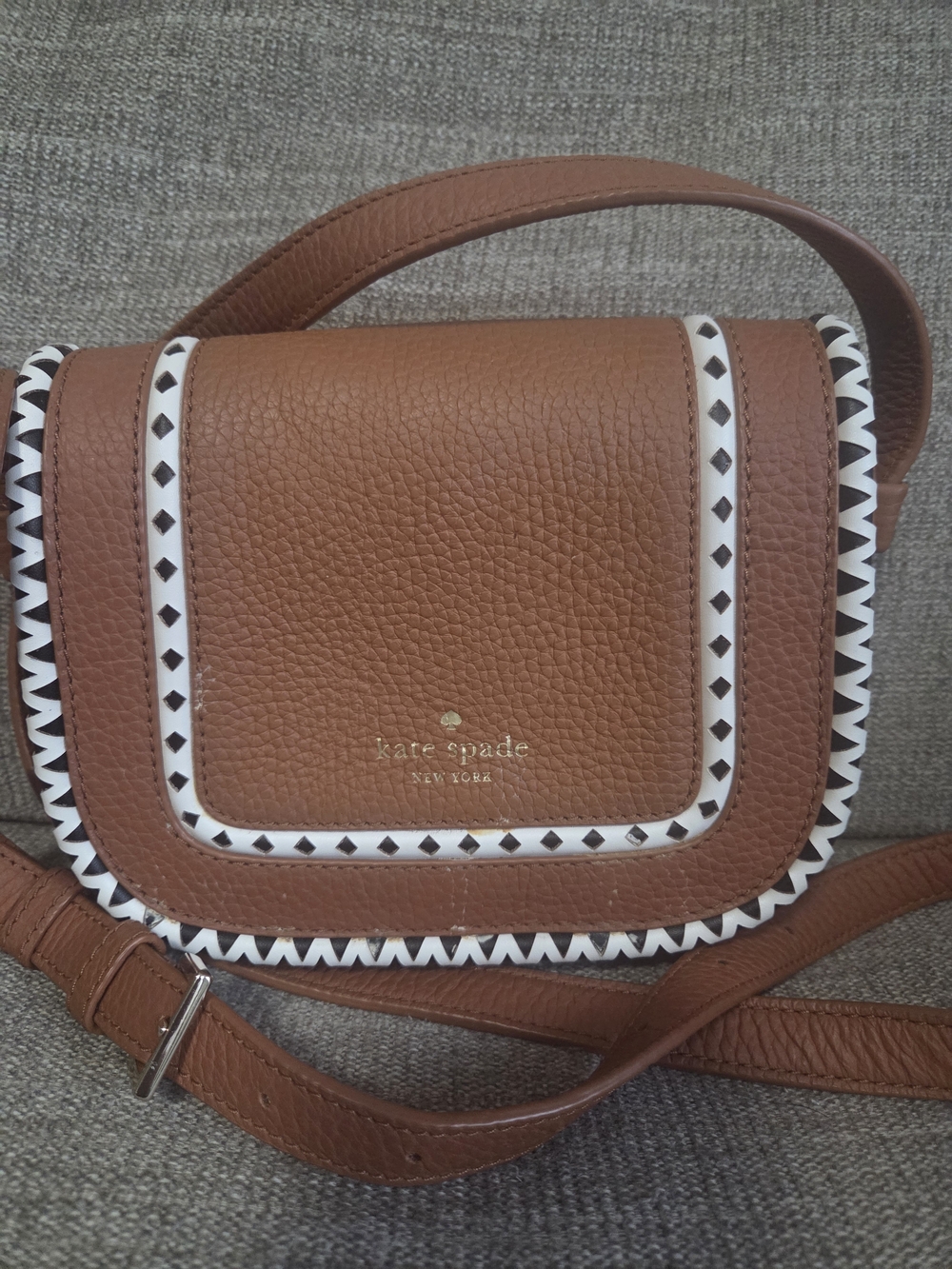 👜 Kate Spade Small Lietta Sheffield Leather Crossbody - Like New!